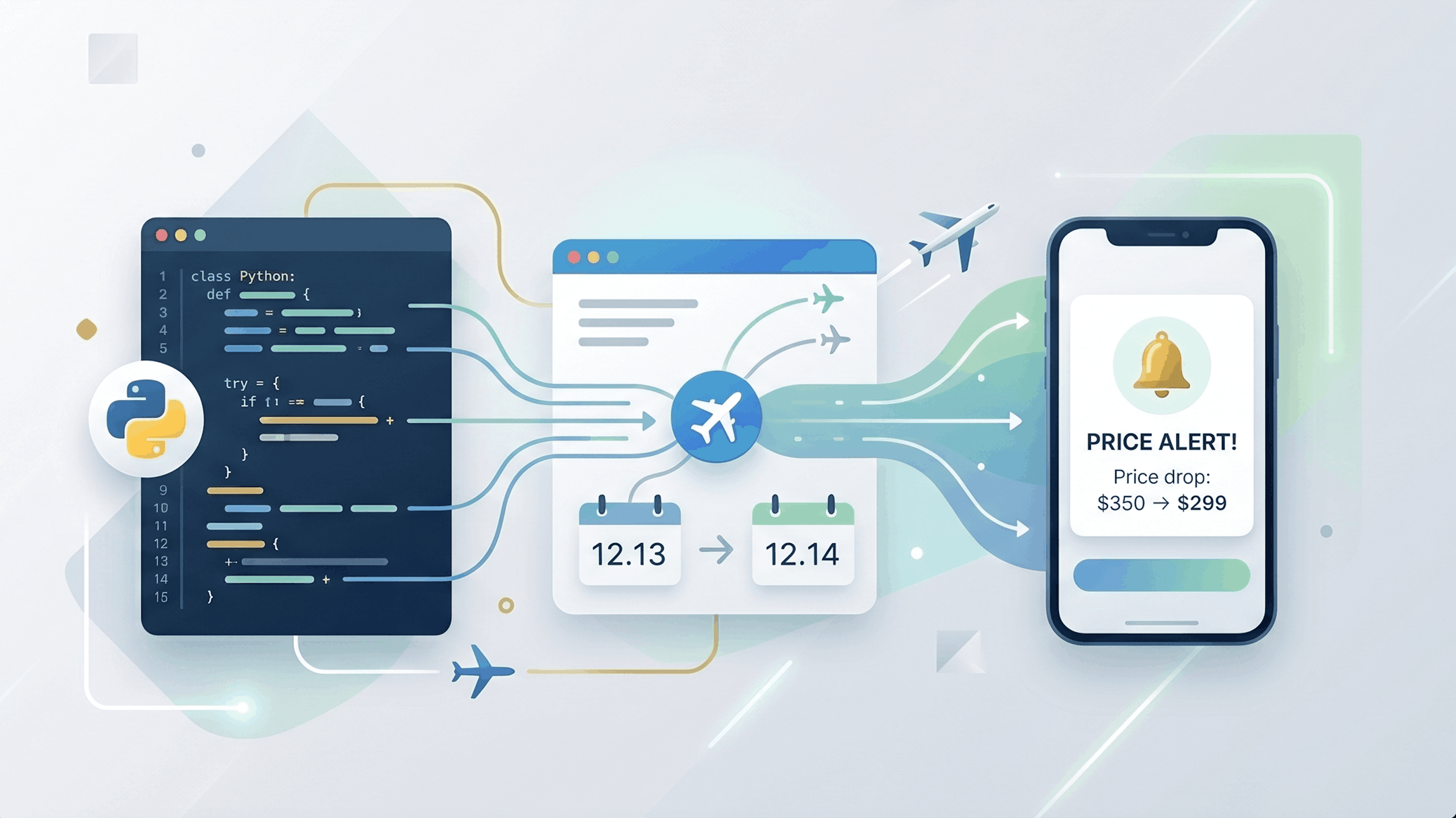 Slik skraper du Google Flights med Python: Fra kode til prisvarsler