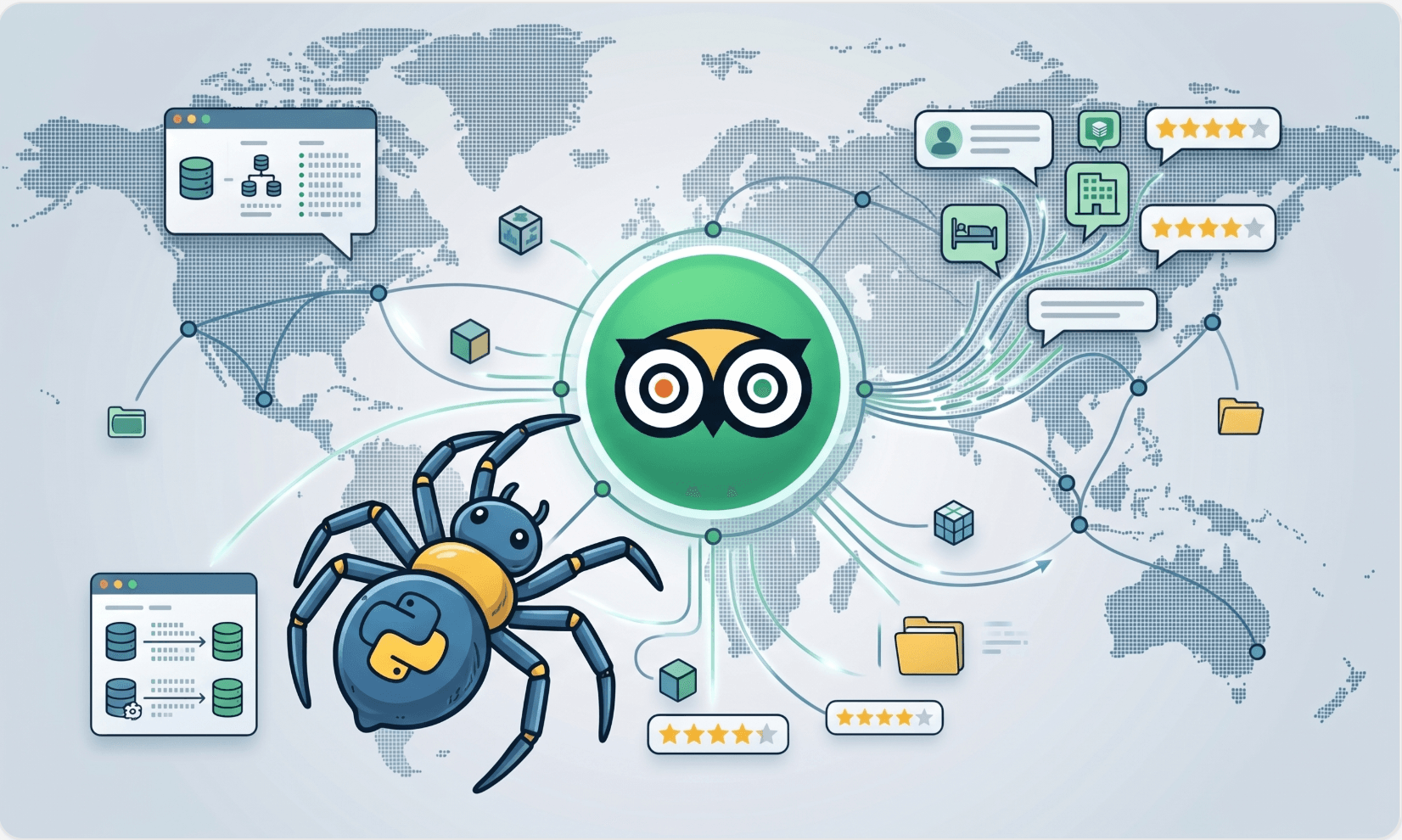 ใช้ Python ดึงข้อมูล TripAdvisor โดยไม่โดนบล็อก