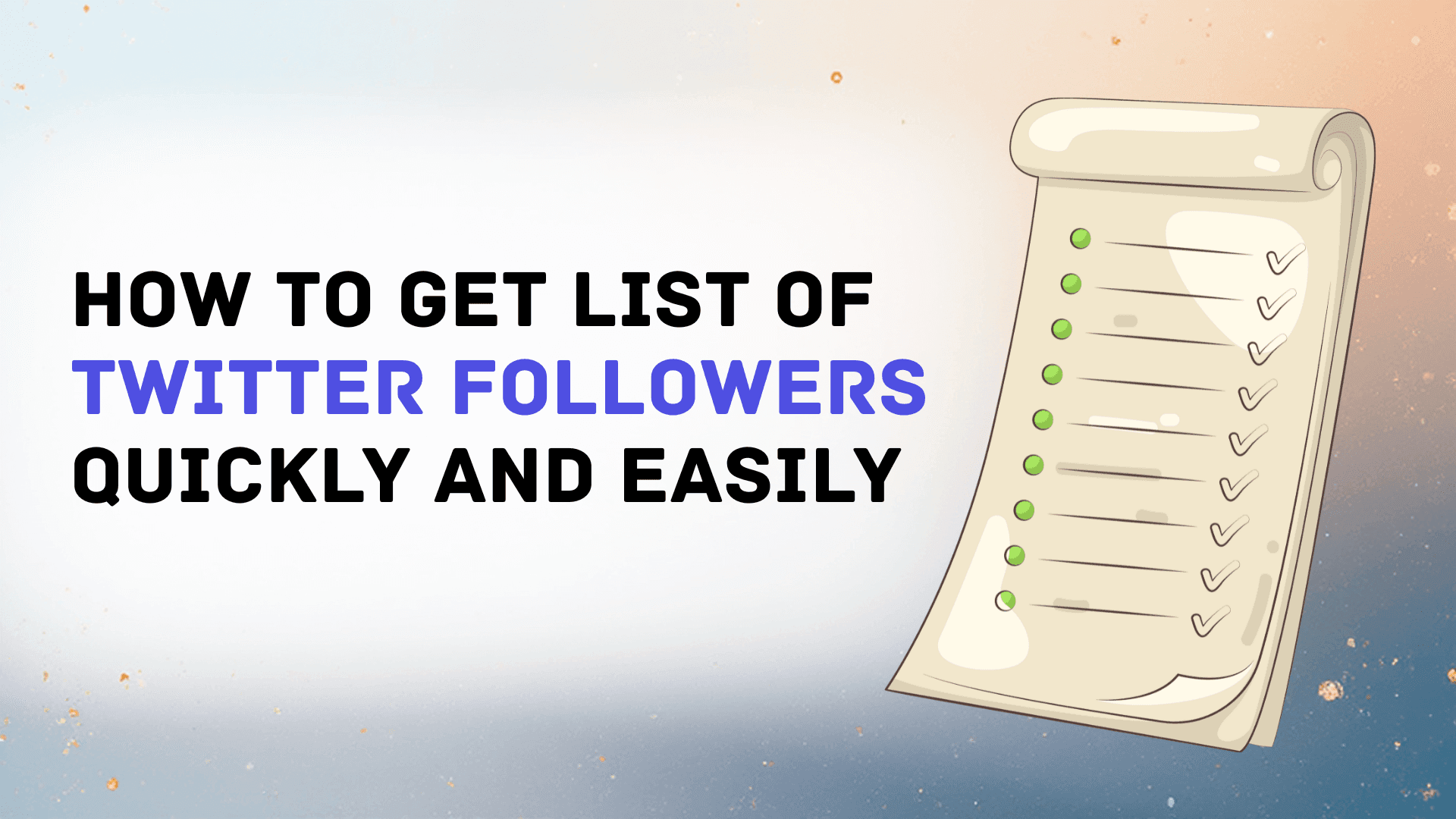 Jak szybko i łatwo pobrać listę obserwujących na Twitterze