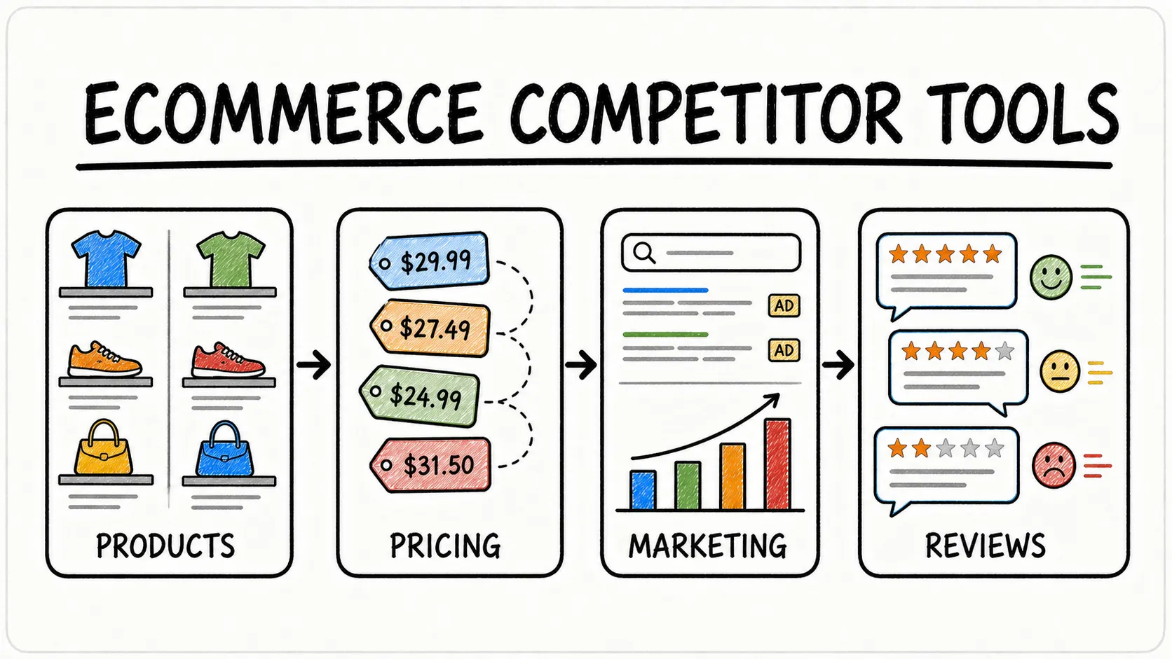 Die 10 besten Tools für Wettbewerbsanalyse im E-Commerce 2026