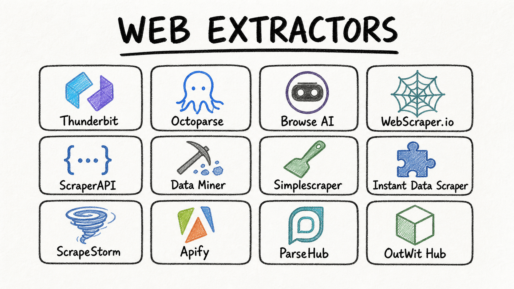 Gerçek Kullanıma Göre Sıralanan 12 Web Extractor (2026)