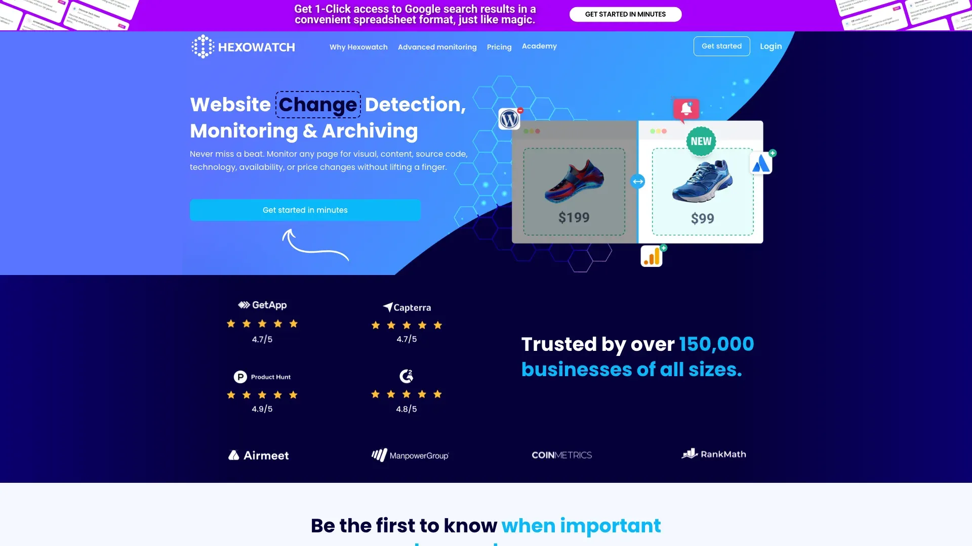 Official Hexowatch website screenshot