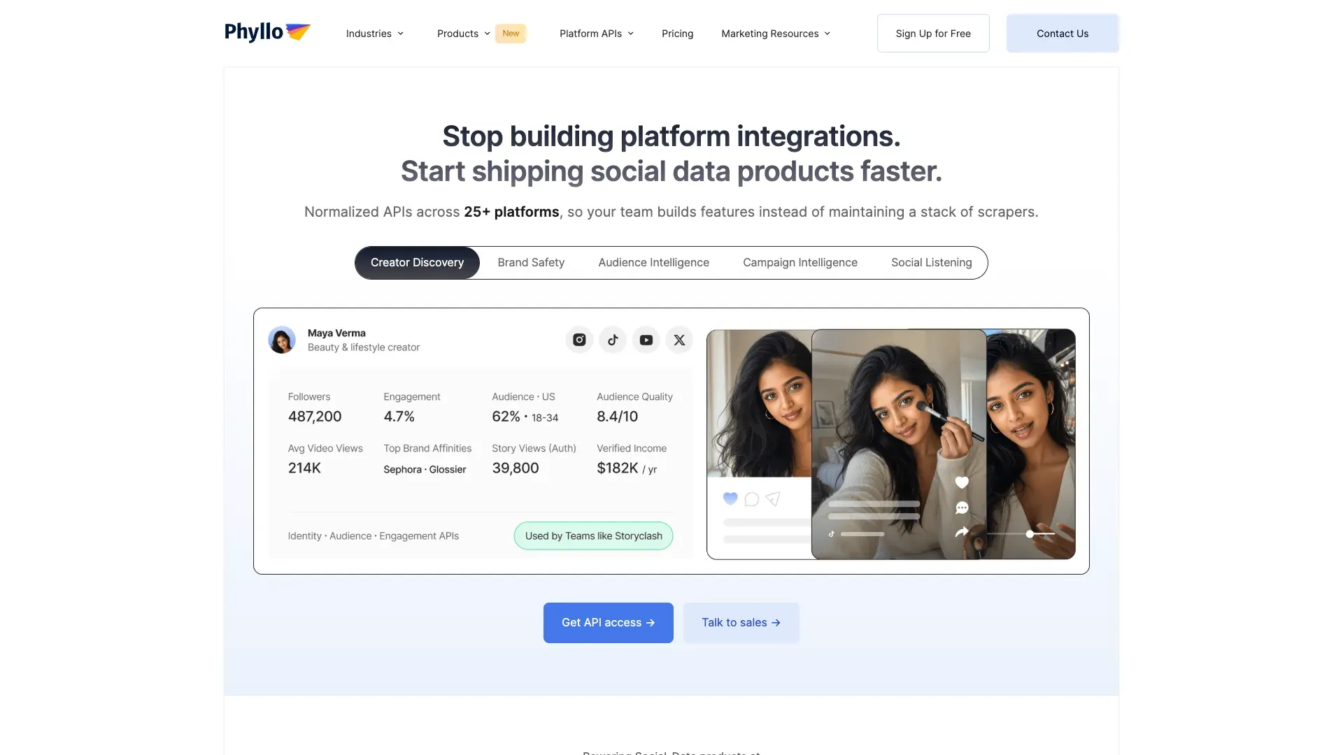 Official Phyllo website screenshot