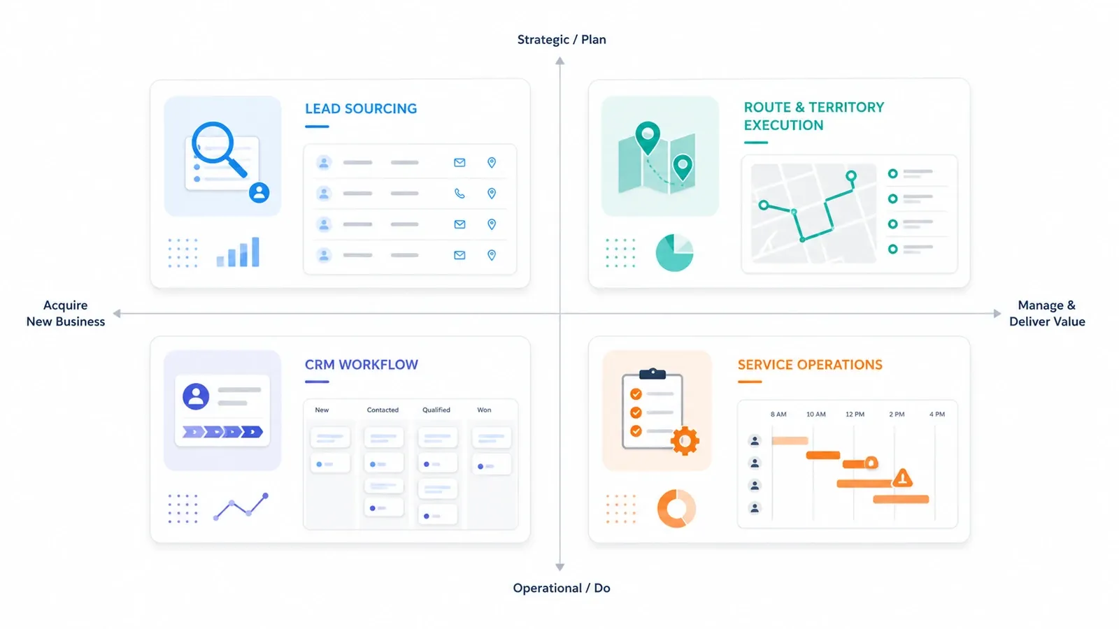 Field sales software decision framework