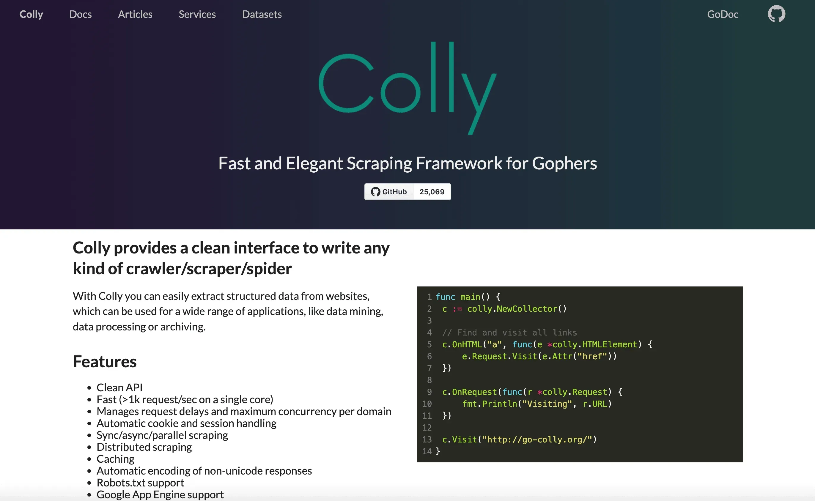 colly-scraping-framework-homepage.png