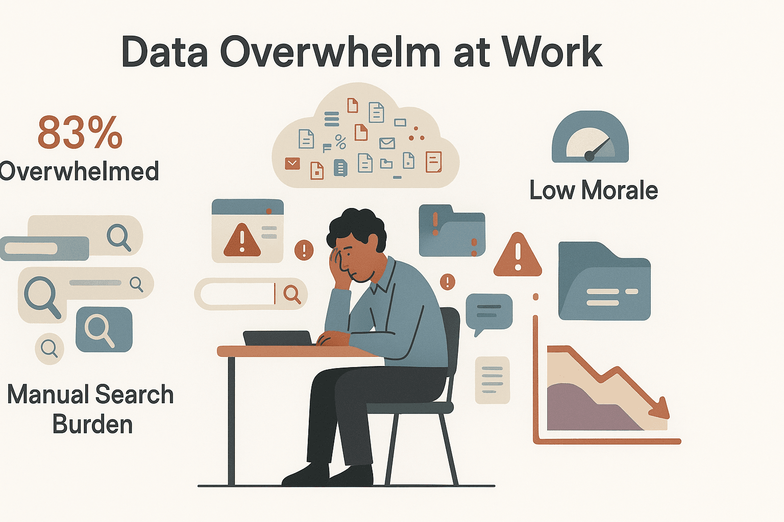 data overwhelm at work