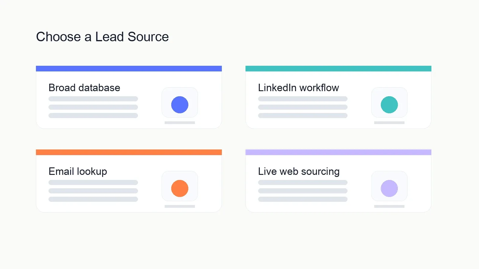 Database vs live sourcing decision framework