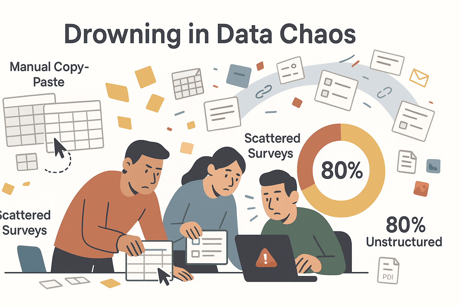 drowning in data chaos
