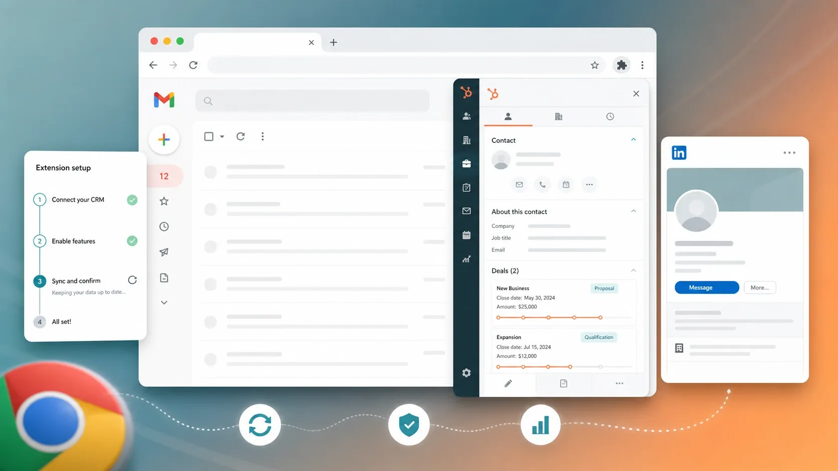 Sales Chrome Extensions for HubSpot: Setup Without Headaches
