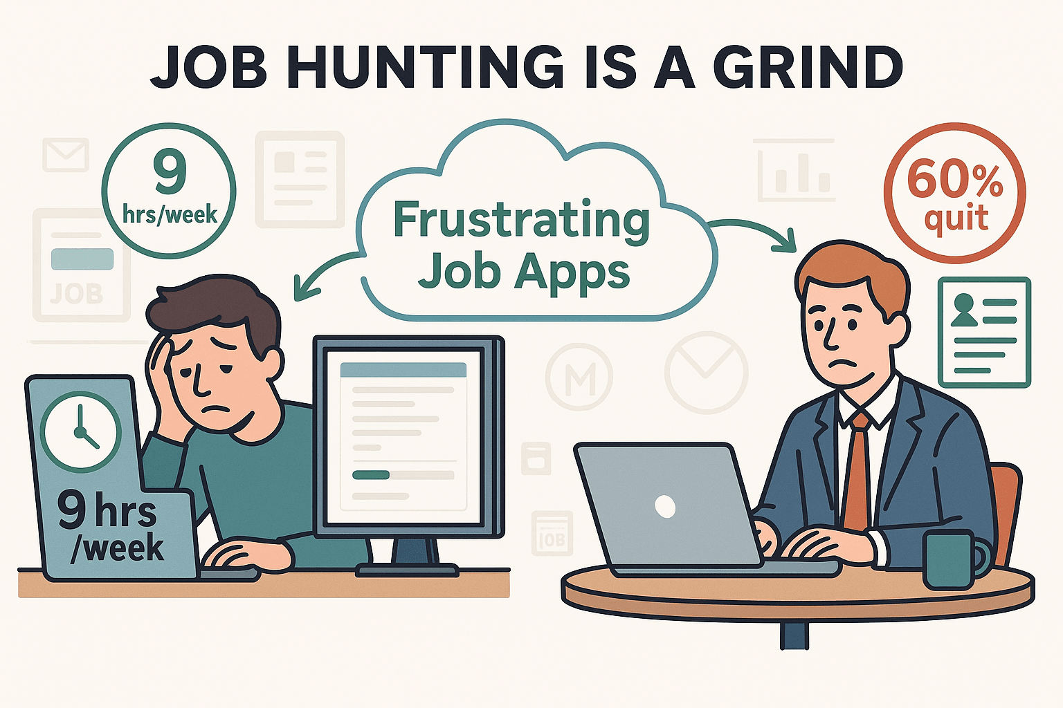 job hunting is a grind