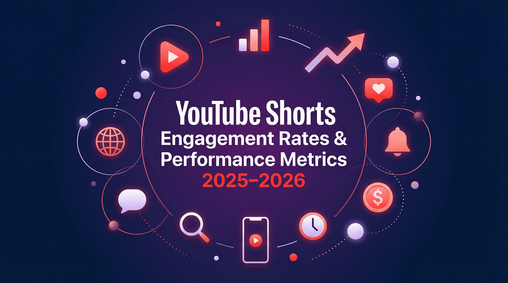 Taux d’engagement et indicateurs de performance des YouTube Shorts 2025-2026