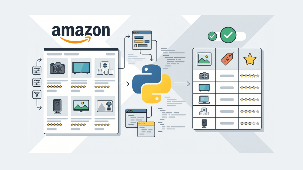 تعلّم كيفية استخراج منتجات Amazon باستخدام Python