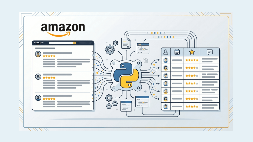 كيف أستخرج تقييمات Amazon باستخدام Python (بعد تجاوز صفحة تسجيل الدخول)