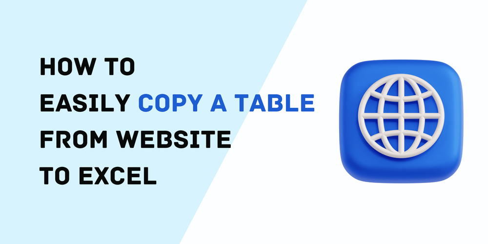 How to Easily Copy a Table from Website to Excel
