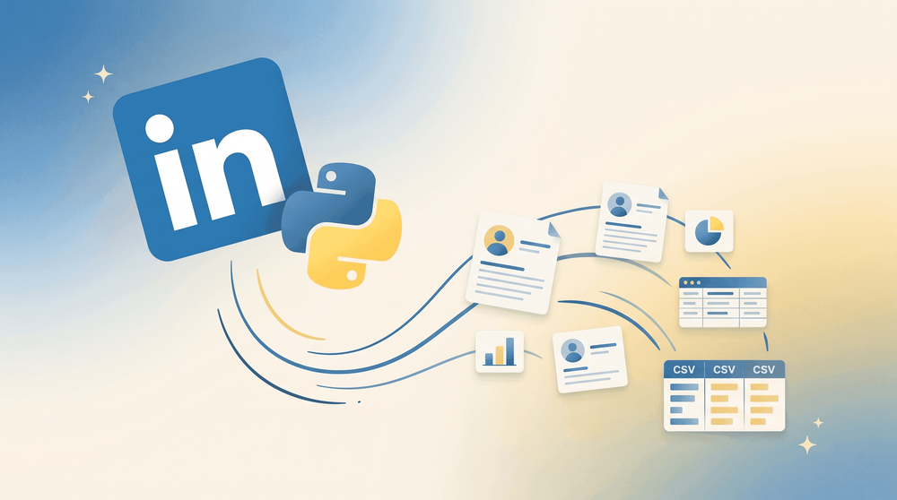 LinkedInin kerääminen Pythonilla: vaiheittainen opas