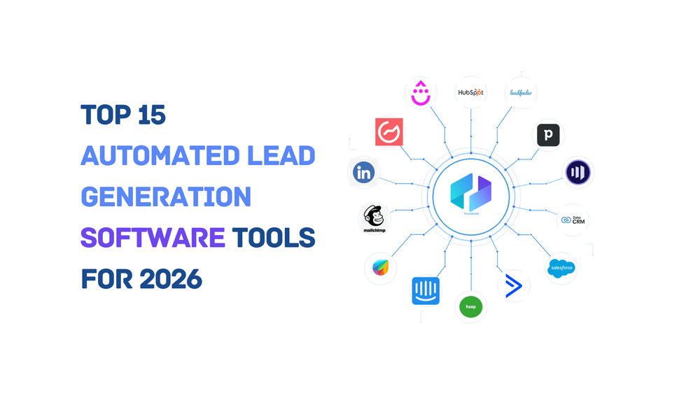 Top 15 automated lead generation software tools for 2026 with logos