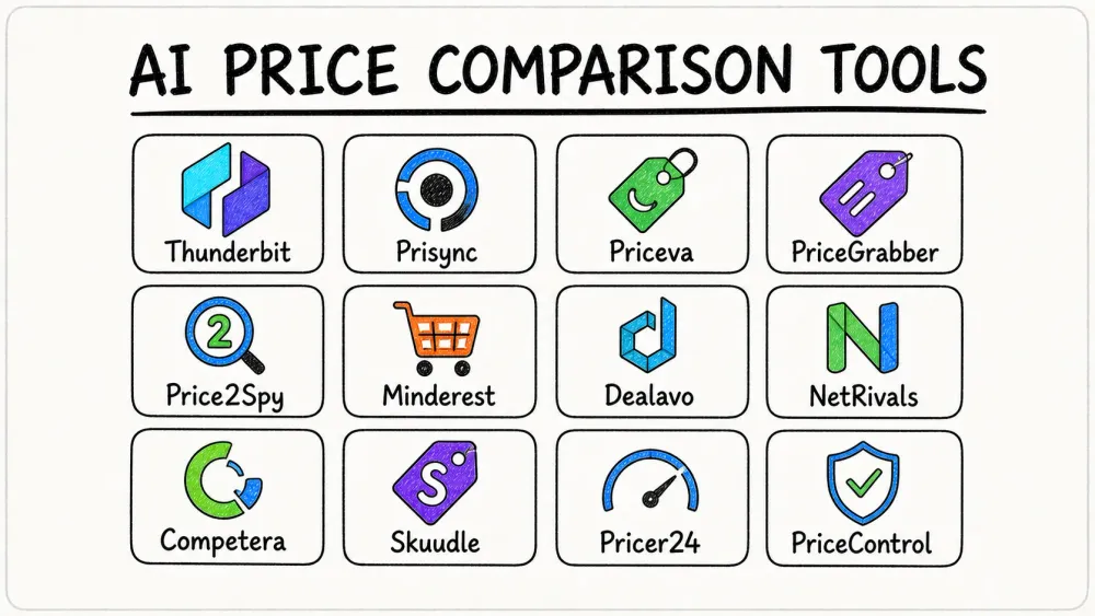 15 meilleurs outils IA de comparaison de prix pour l’e-commerce