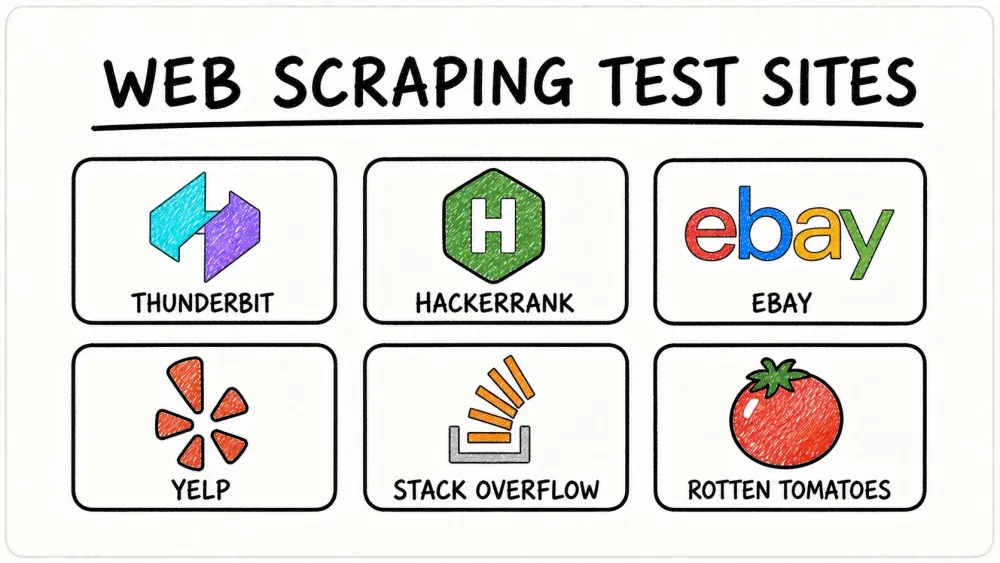 10 Best Sample Websites for Web Scraping Practice in 2026