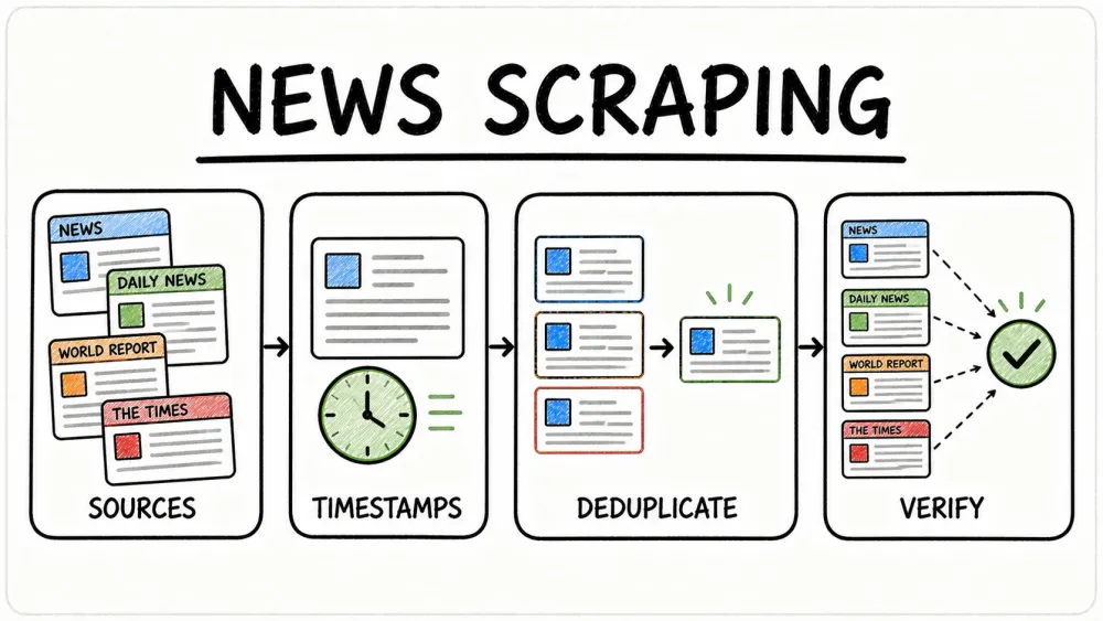 News Scraping: Best Practices für genaue und zeitnahe Daten