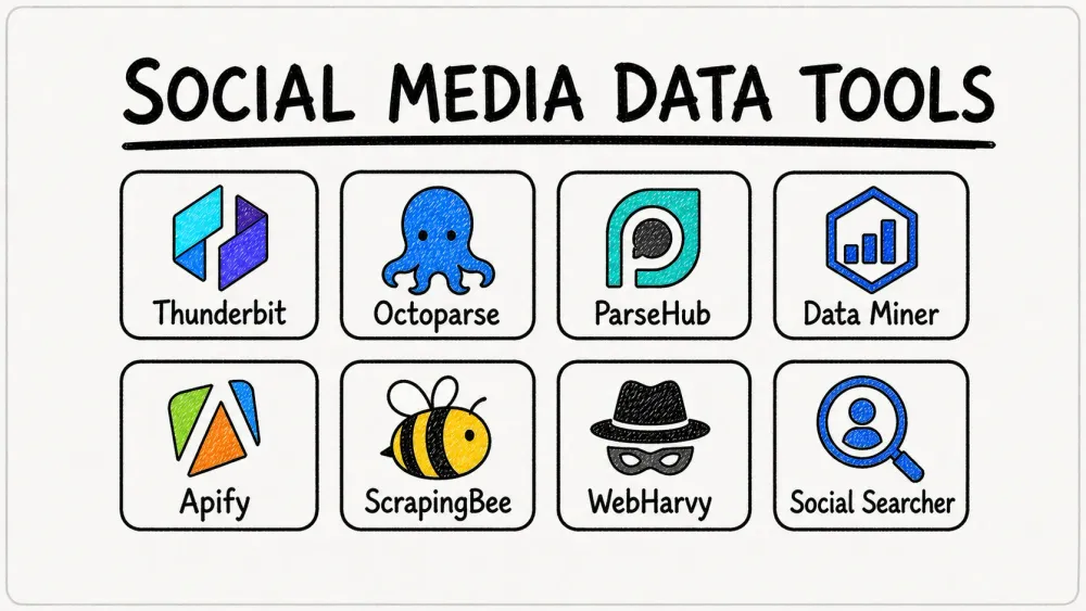 How to Scrape Social Media Data: Top 8 Effective Tools