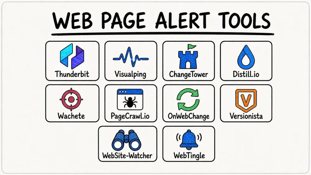 Top 10 Tools to Get Alerts When a Web Page Changes