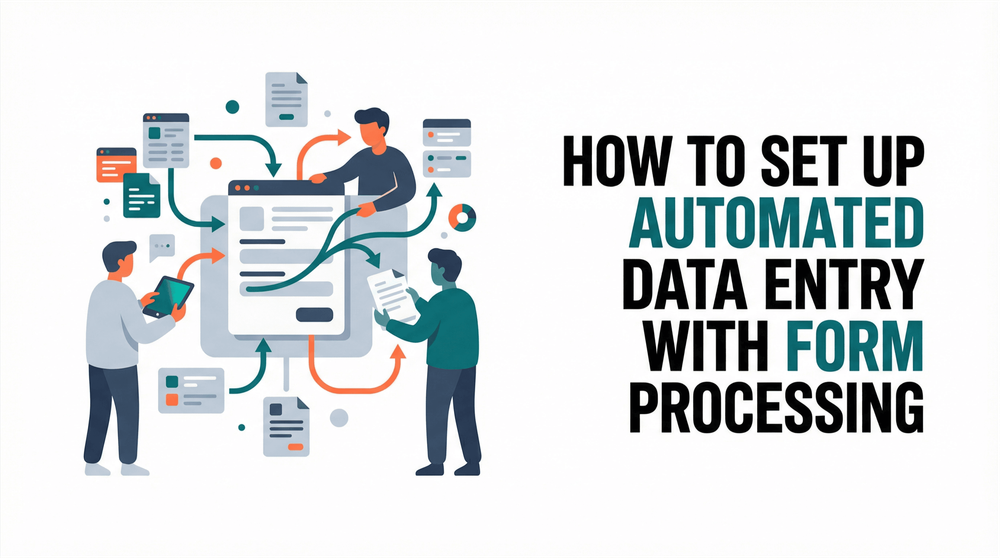 How to set up automated data entry with form processing illustration