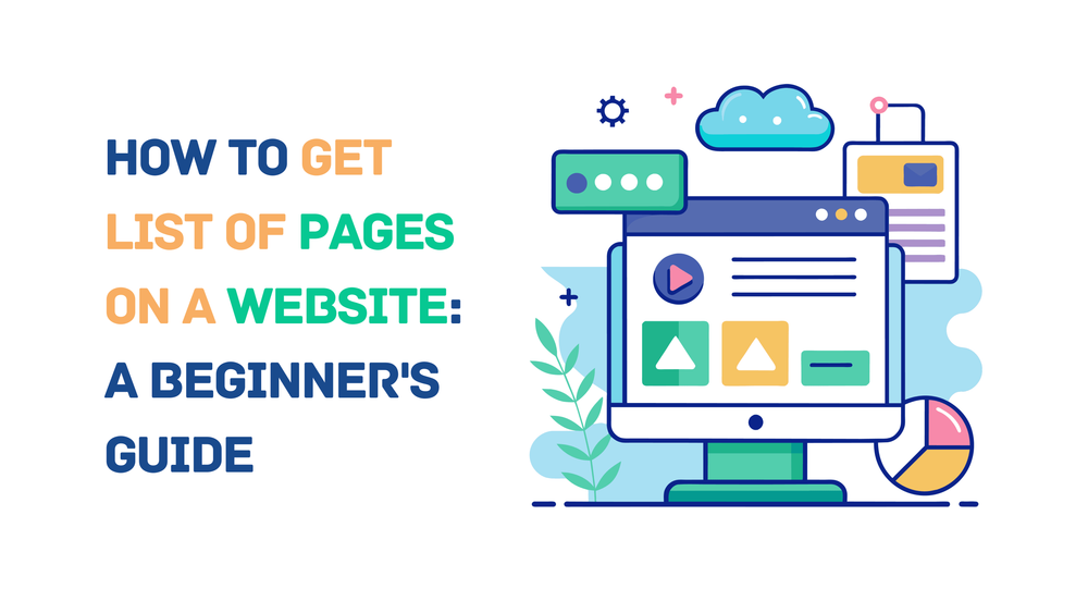 Guide to listing website pages illustration