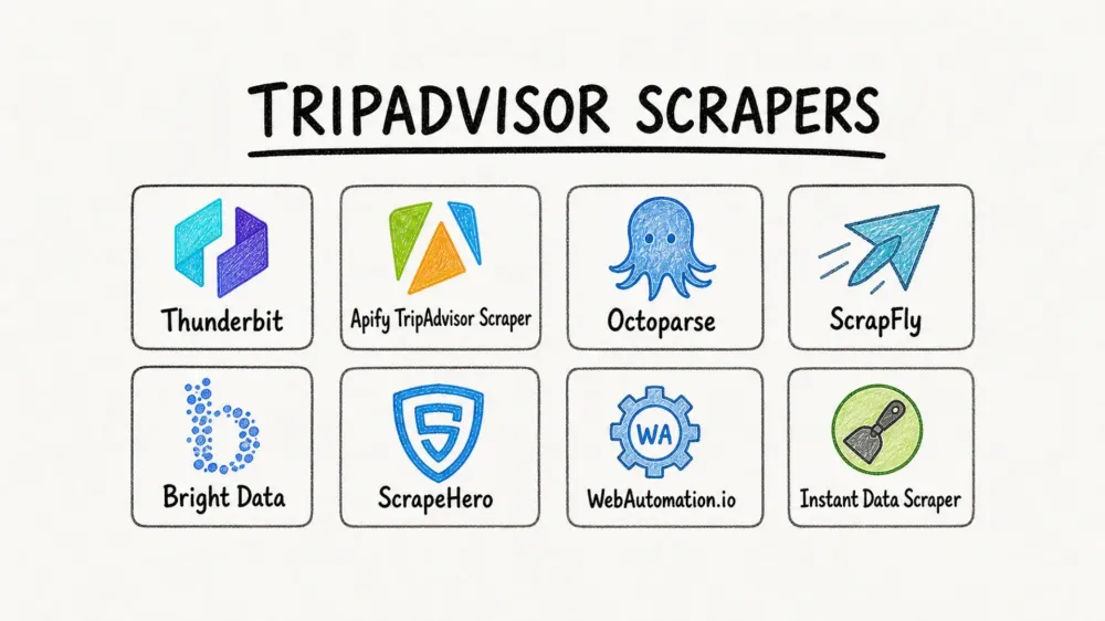 8 Best TripAdvisor Scrapers That Actually Work (2026)