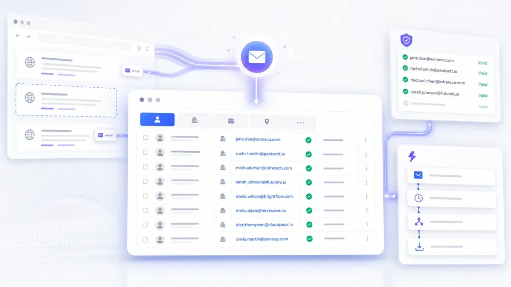2026 年 7 款最佳 Email 爬蟲:B2B 開發名單的 AI 指南