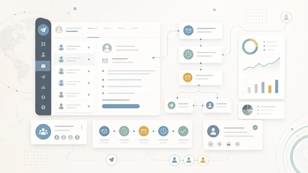 19 logiciels d’e-mails à froid classés par workflow, équipe et besoins en données