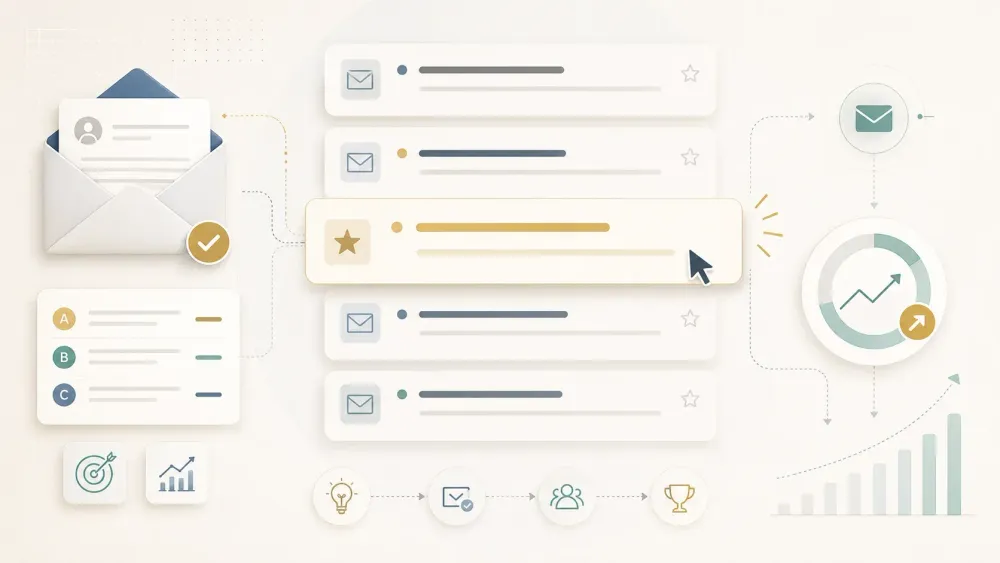 Lignes d’objet pour cold email qui fonctionnent : formules + données 2026