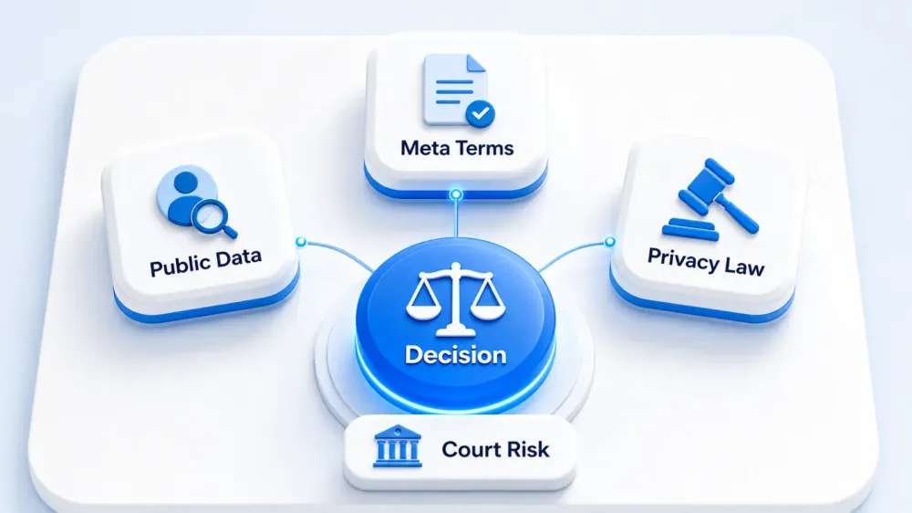 Instagram scraping legality decision cover