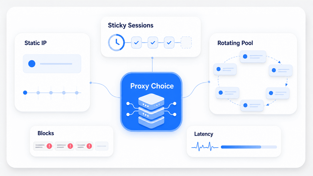 Static ve Rotating Proxy’ler: Gerçekten Kullanacağım 10 Araç