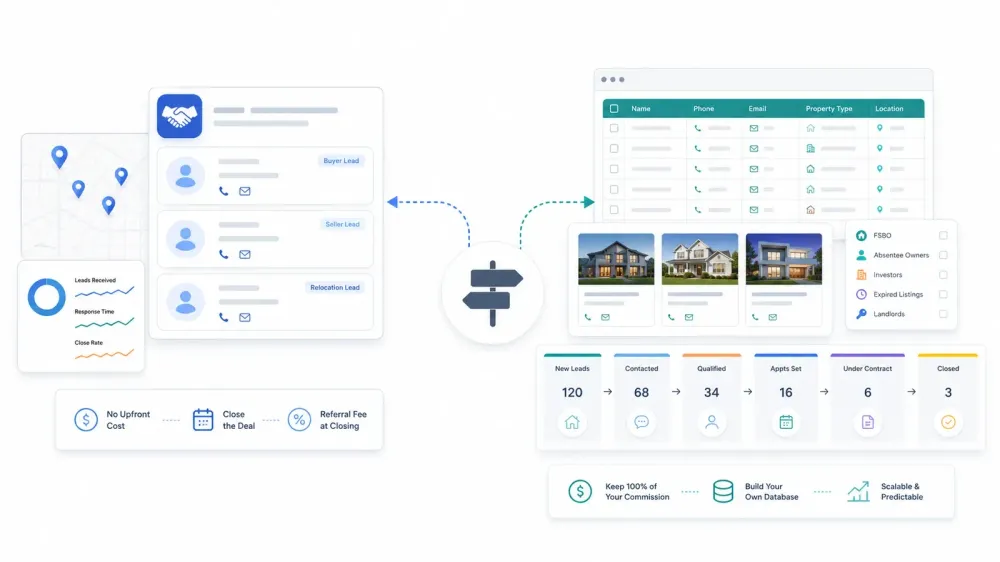 Top 6 Pay-at-Closing Real Estate Lead Sources for Agents (2026 Guide)