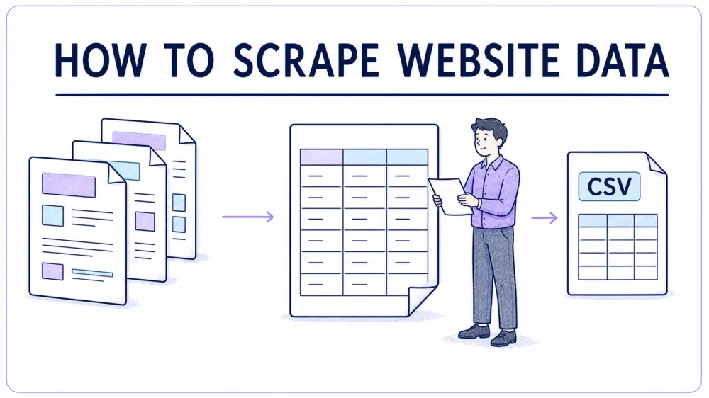 How to Scrape Website Data Efficiently with Top Tools
