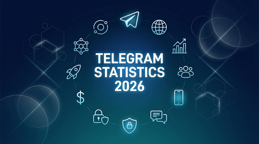 100+ Telegram Statistics, Facts & Data on Users (2026)