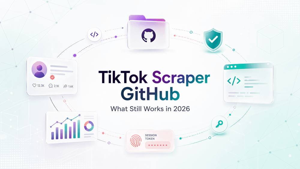 معظم أدوات استخراج TikTok على GitHub أصبحت ميتة — إليك ما ينبغي فعله
