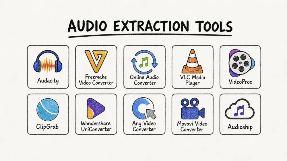 How to Extract Audio from Video | 10 Best Tools