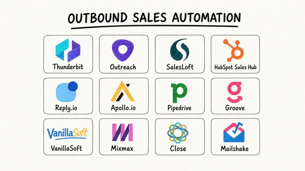 Top 20 Outbound Sales Automation Tools to Boost Efficiency