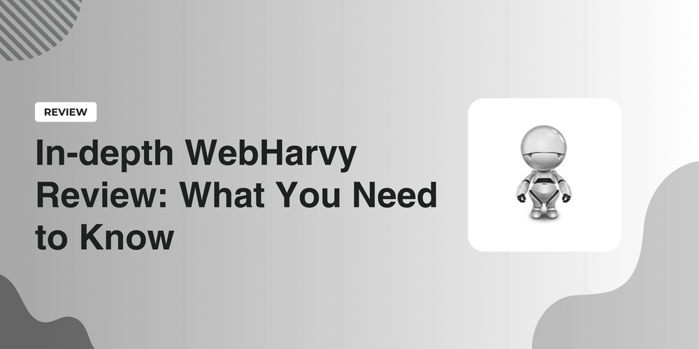 סקירה מעמיקה על WebHarvy: מה שצריך לדעת