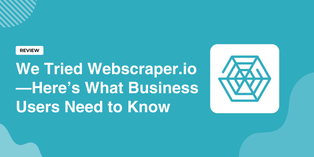 ניסינו את Webscraper io — הנה מה שמשתמשים עסקיים צריכים לדעת
