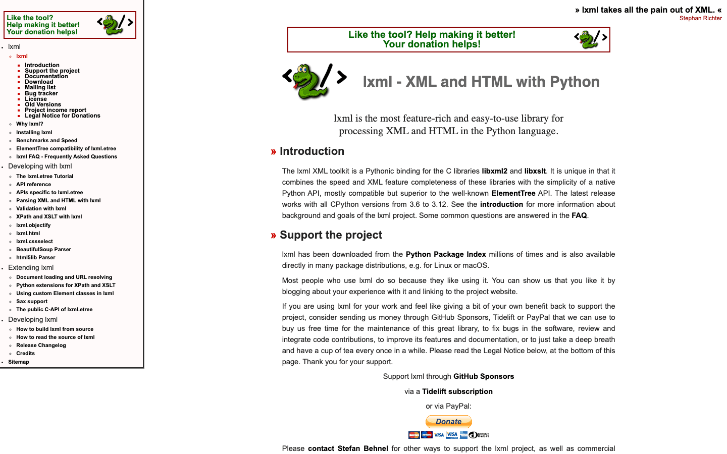 lxml-python-xml-html-library-homepage.png