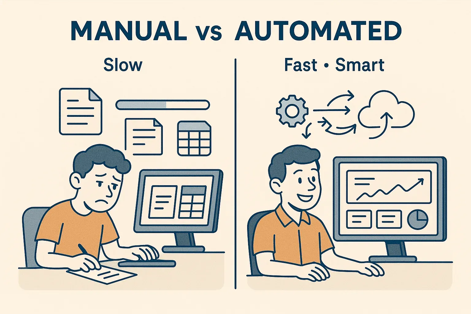 manual vs automation