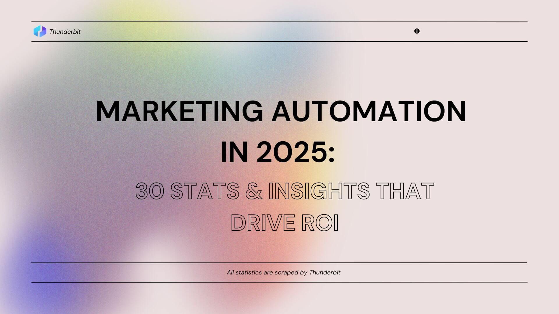 Marketing Automation in 2025: 30 Stats and Insights That Drive ROI