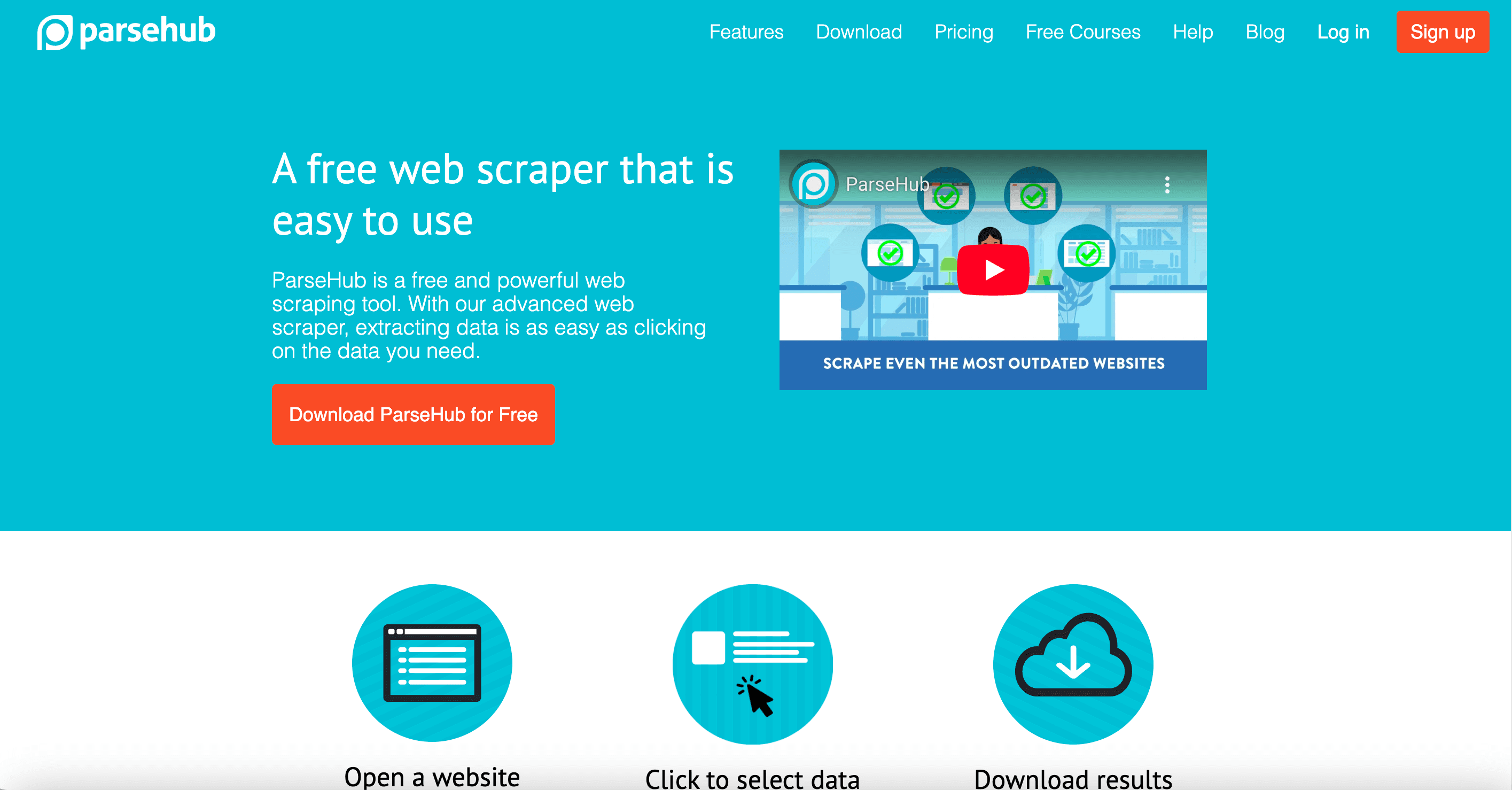 parsehub-free-web-scraper-landing-page.png
