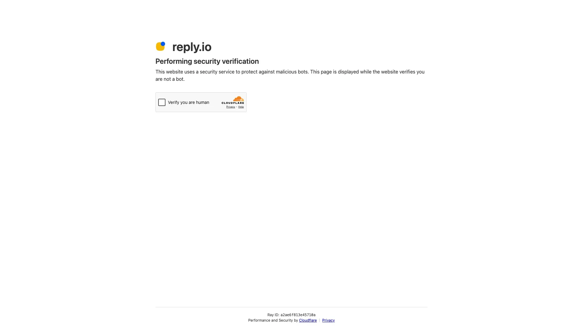 Reply.io official website screenshot