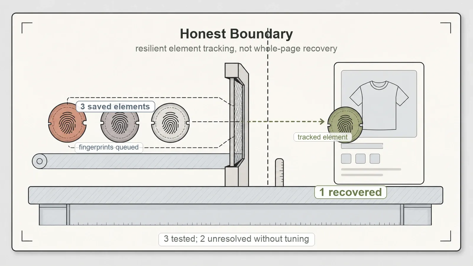 Scrapling honest boundary
