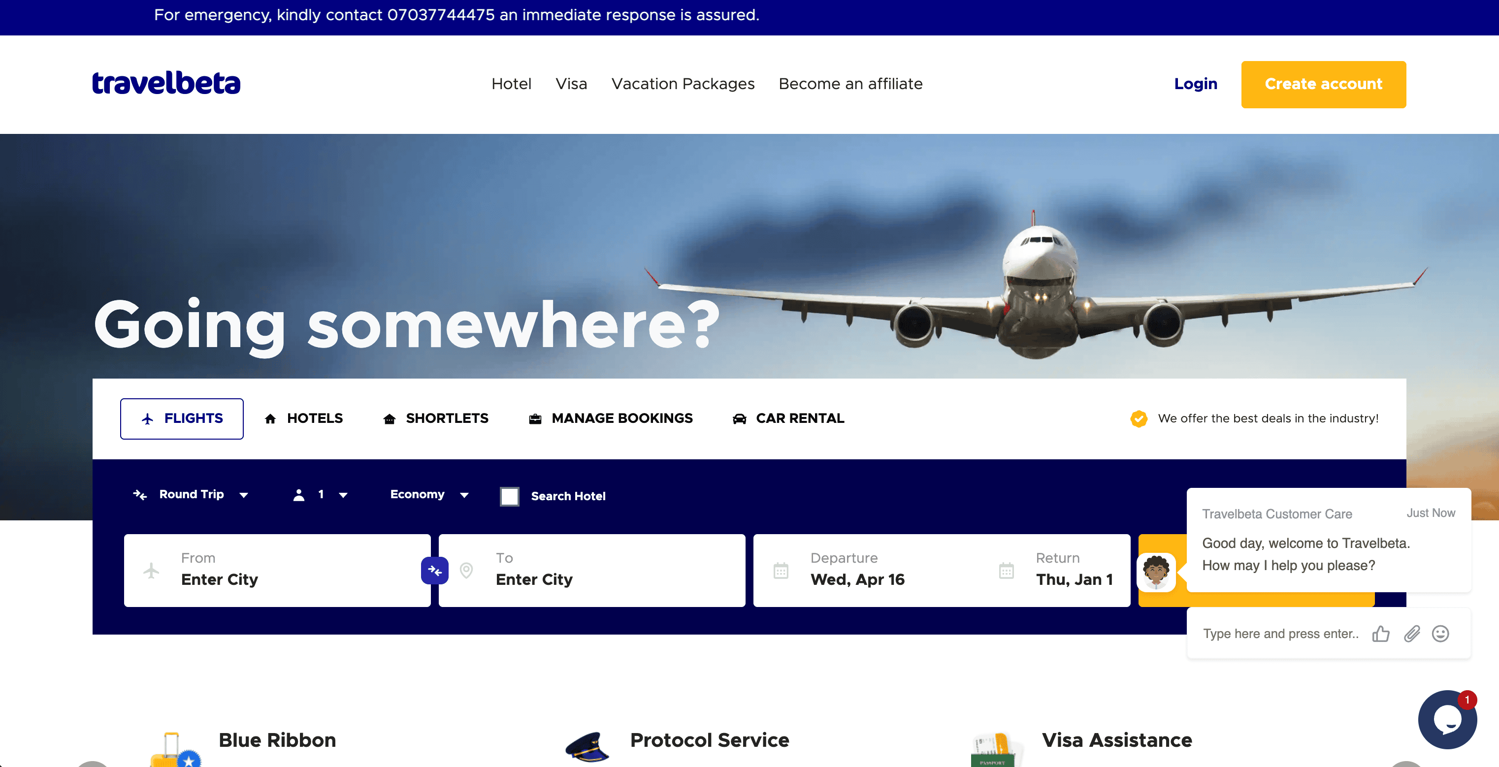 Travelbeta Homepage Screenshot