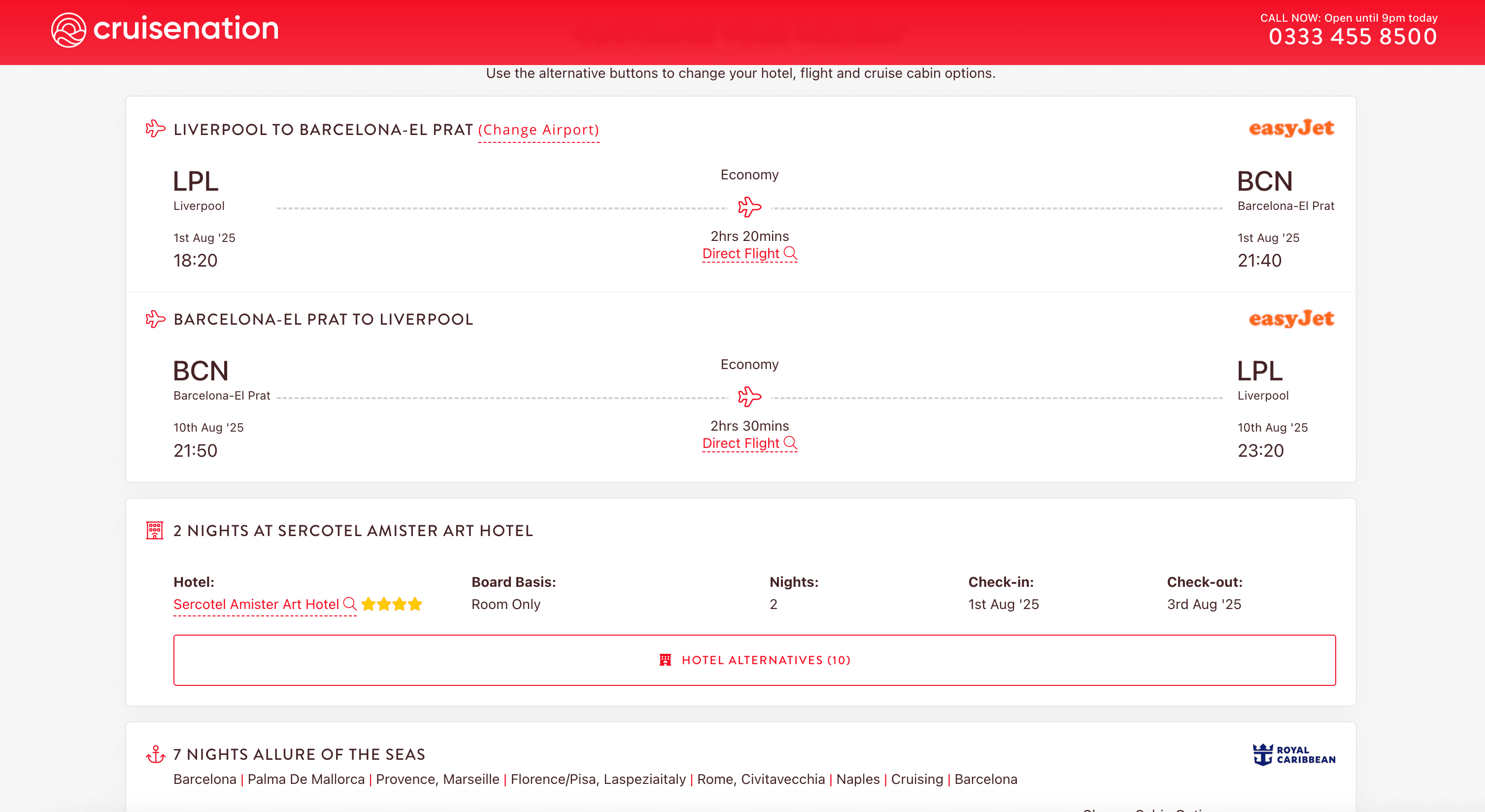 Cruise Nation Details Page