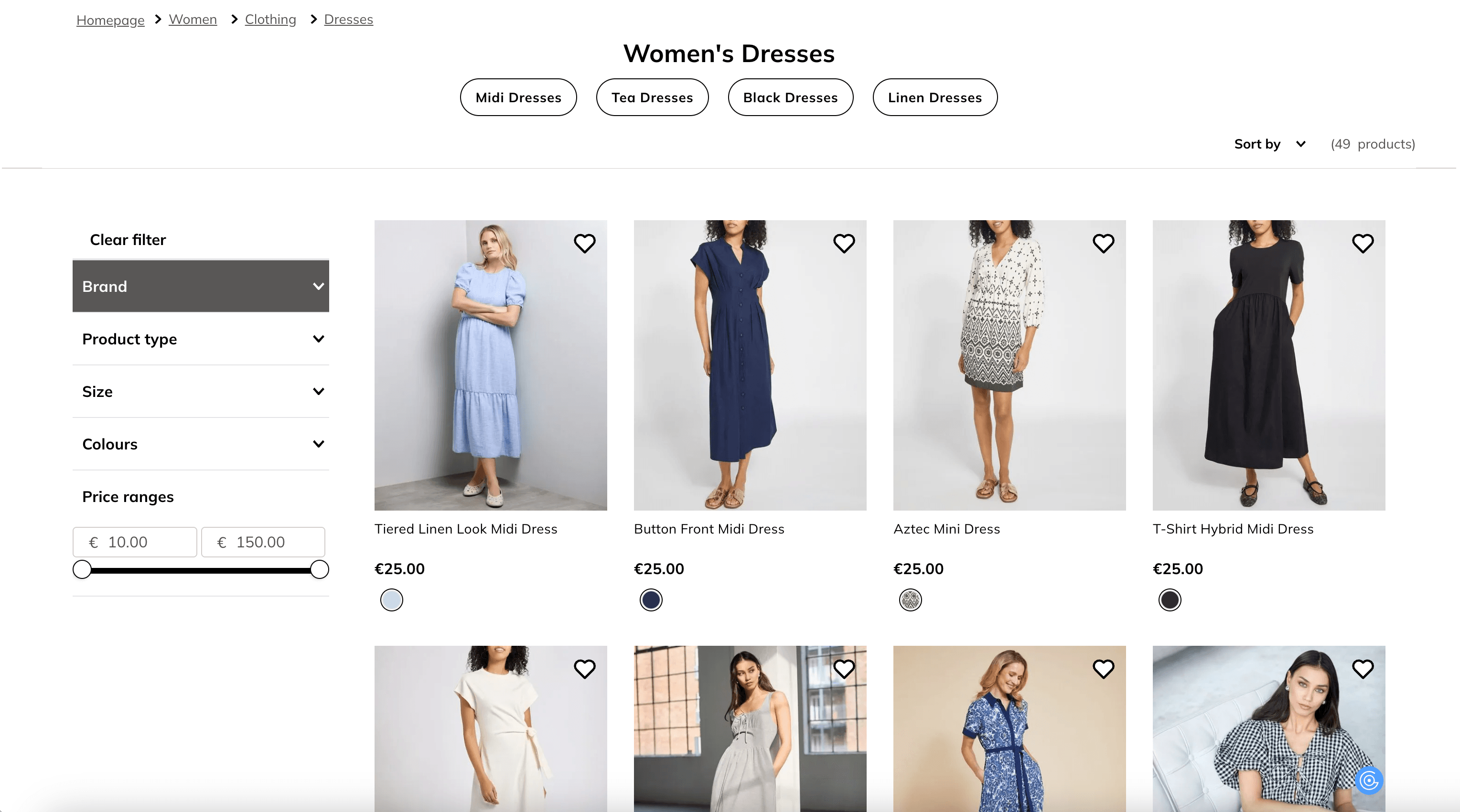 Dunnes Stores Dresses Listing